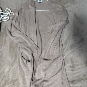 Old Navy Women's Tan Cardigan Sweater